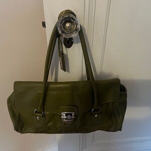 ANTONIO MELANI Olive Shoulder Bag
